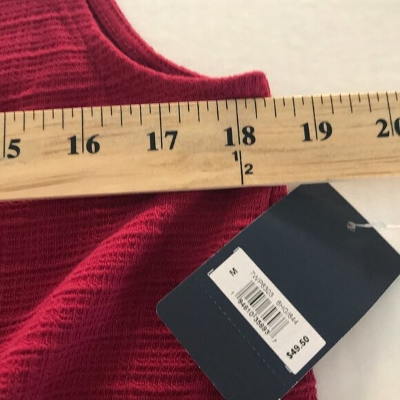 NWT - Lucky Brand Sleeveless Button Down Tie-Front - Picture 5 of 6